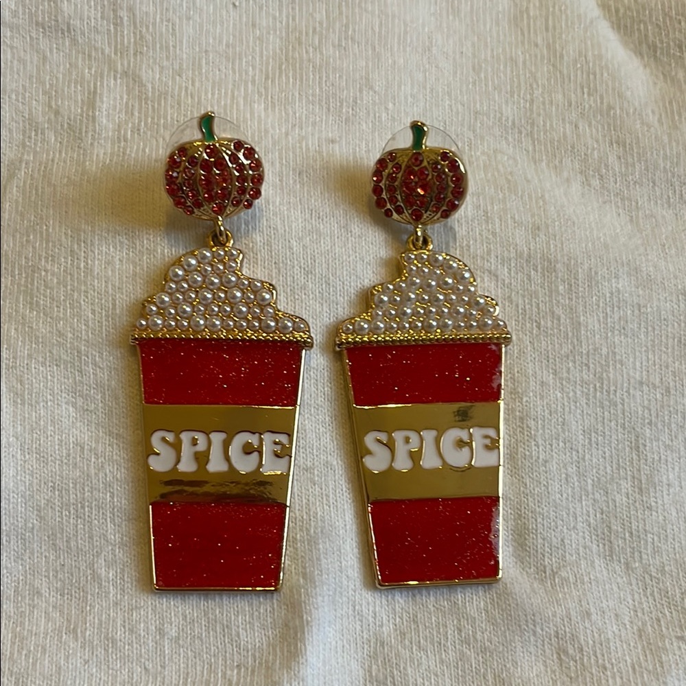 Spice Pumpkin Earrings
